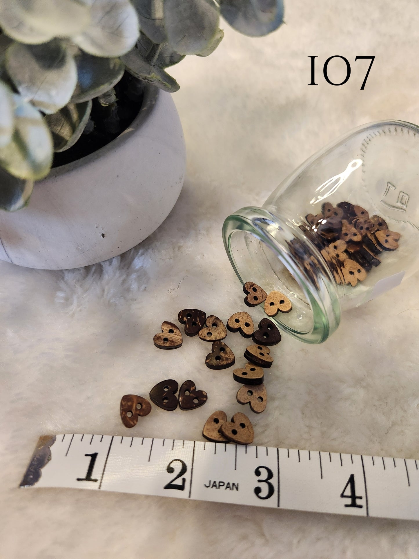 Decorative Wood Look Buttons