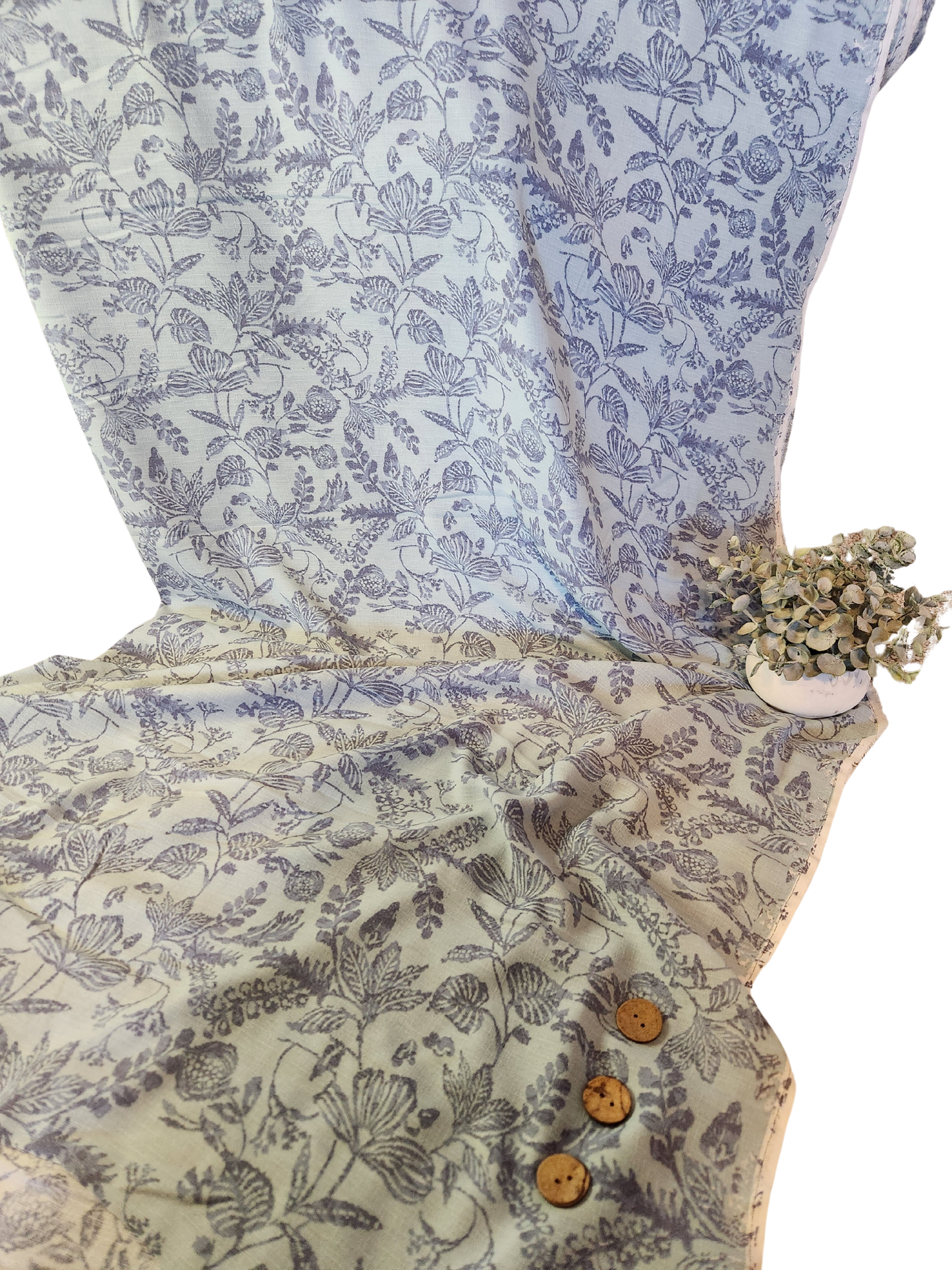 Light Blue Floral CEY Linen