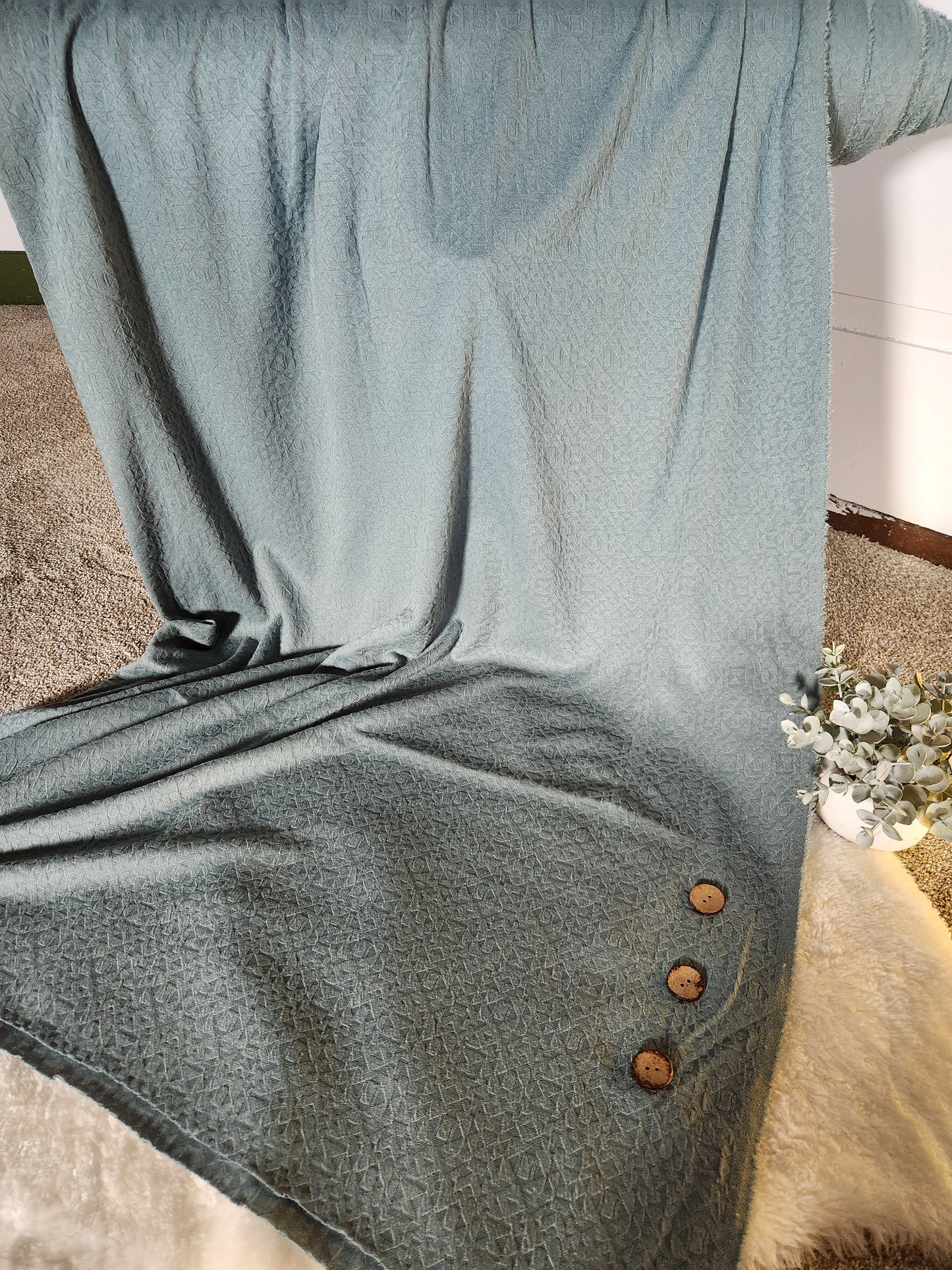 Dusty Jade Jaquard Knit