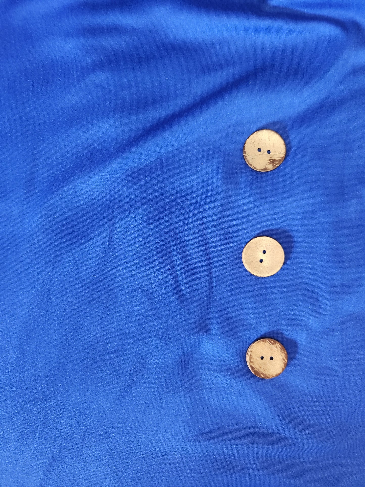 Royal Blue Double Brushed Poly Knit