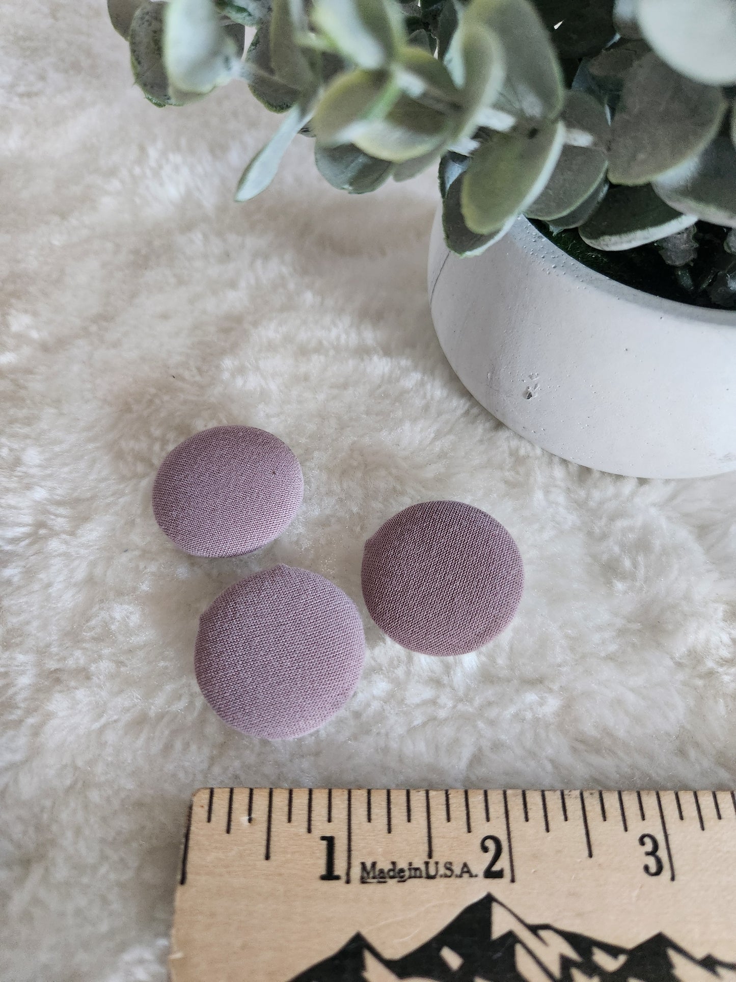 Large Covered Buttons