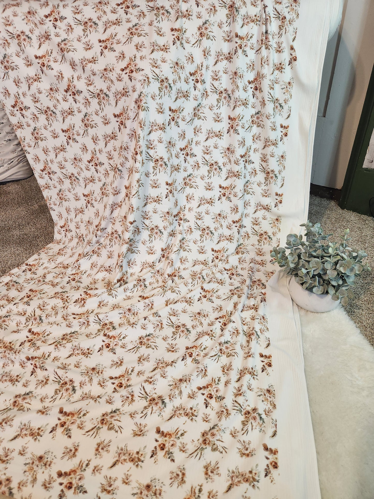 White Boho Bouquet Reign Rib Knit