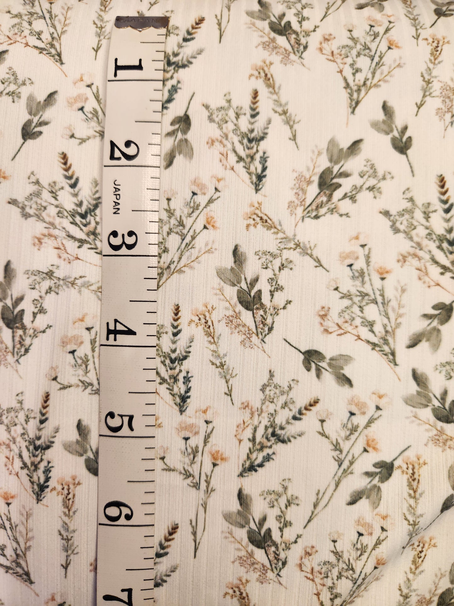 White Wildflower Reign Rib Knit
