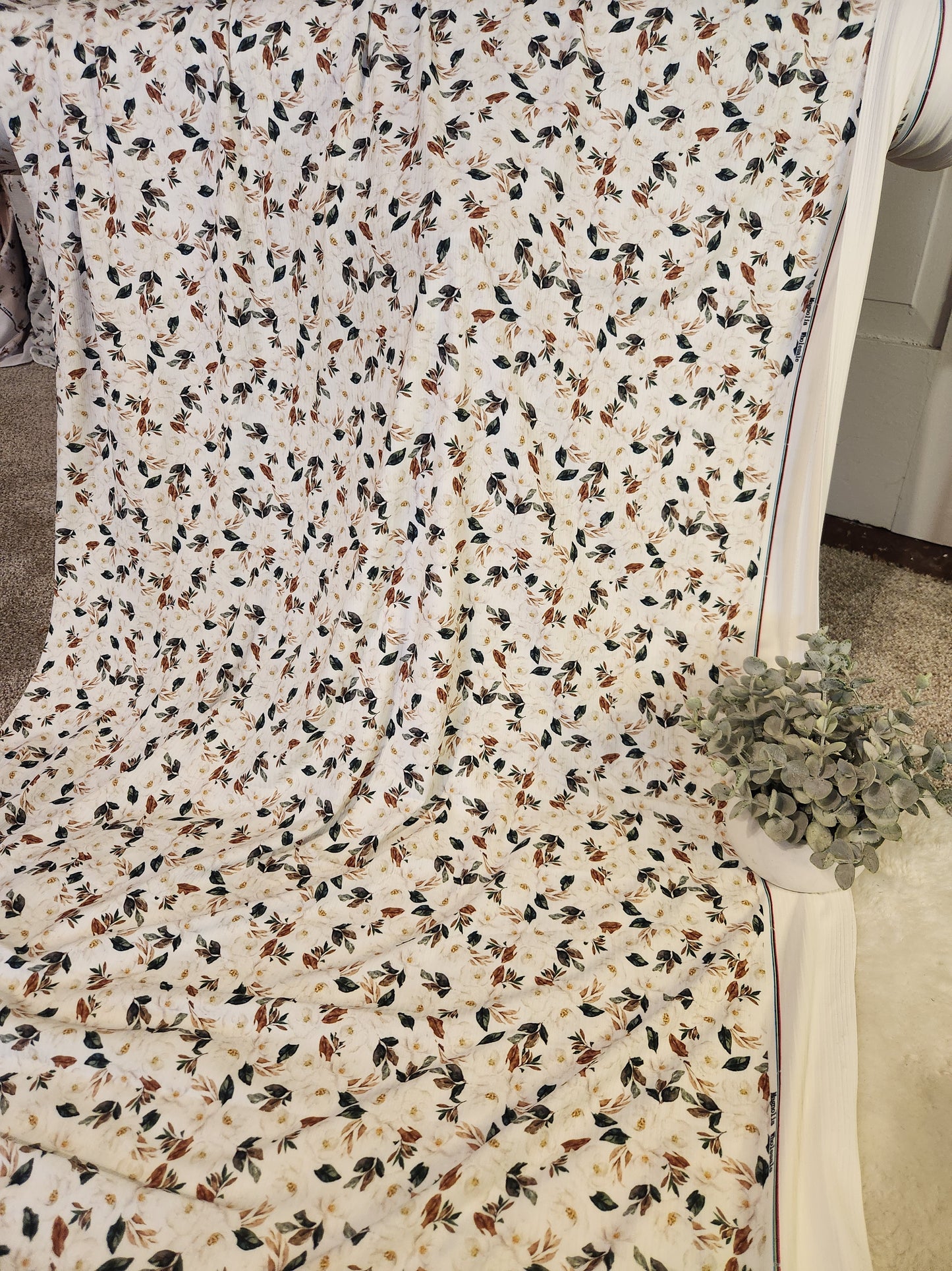 White Magnolia Garden Reign Rib Knit