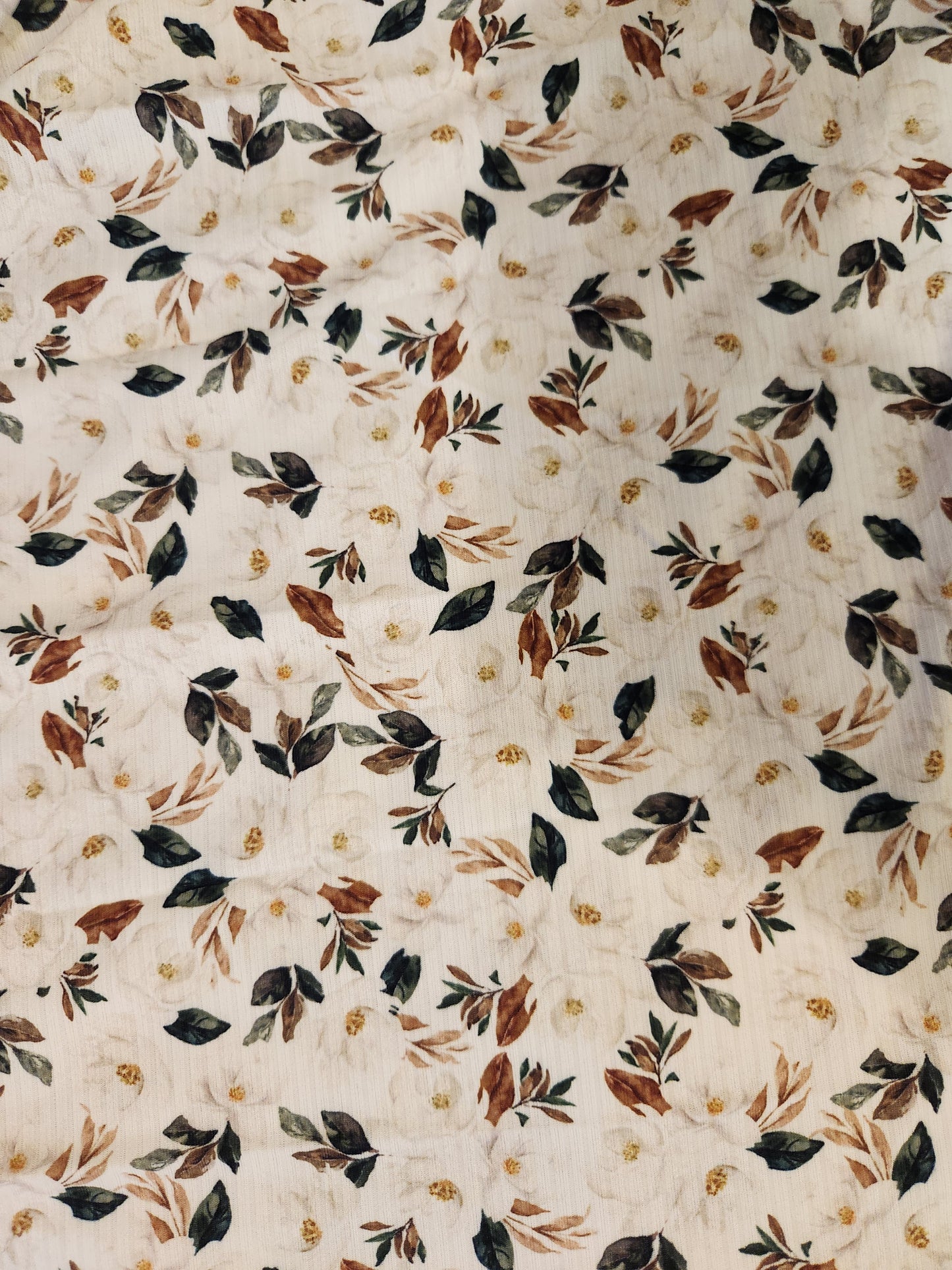 White Magnolia Garden Reign Rib Knit