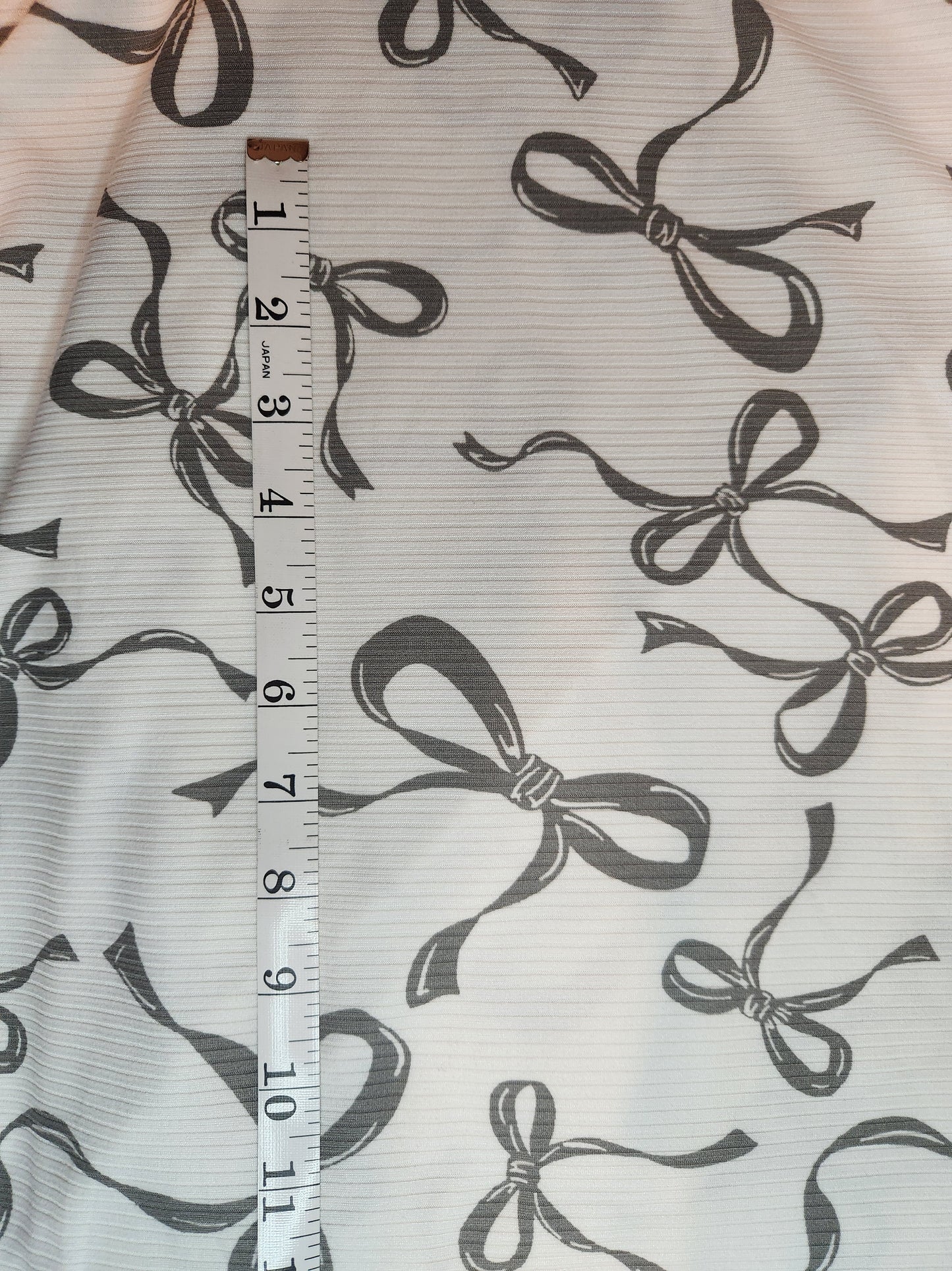 White Ribbons Yummy Rib Knit