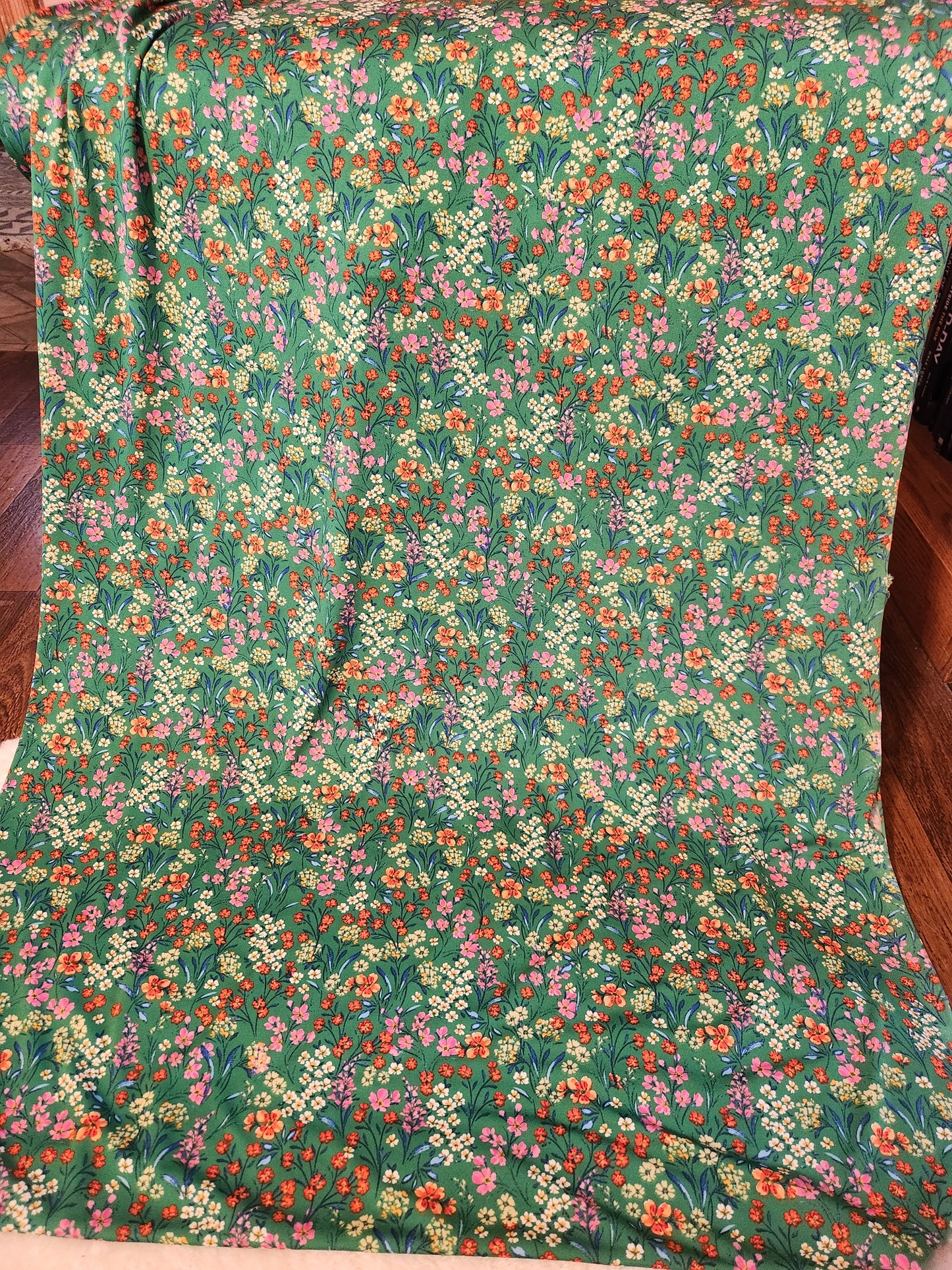 Kelly Green Floral DTY