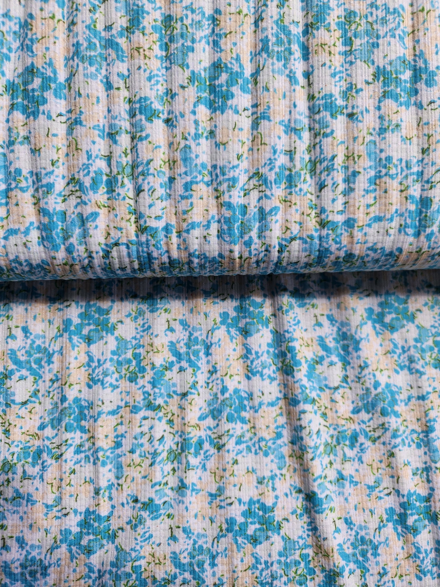 Blue & Yellow Floral Pontelle Knit