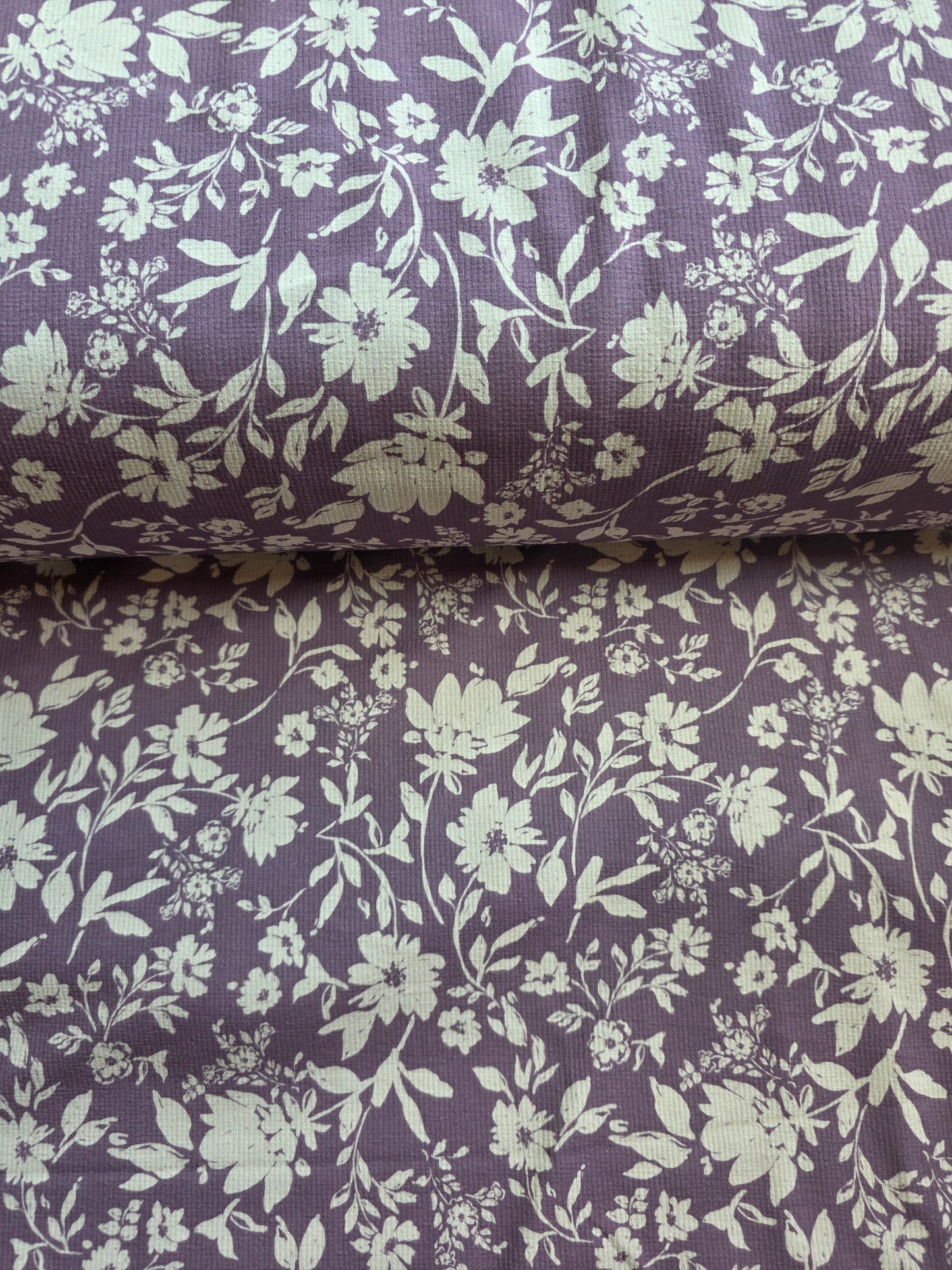 Orchid Purple Taylor Floral Pebble Stone Knit