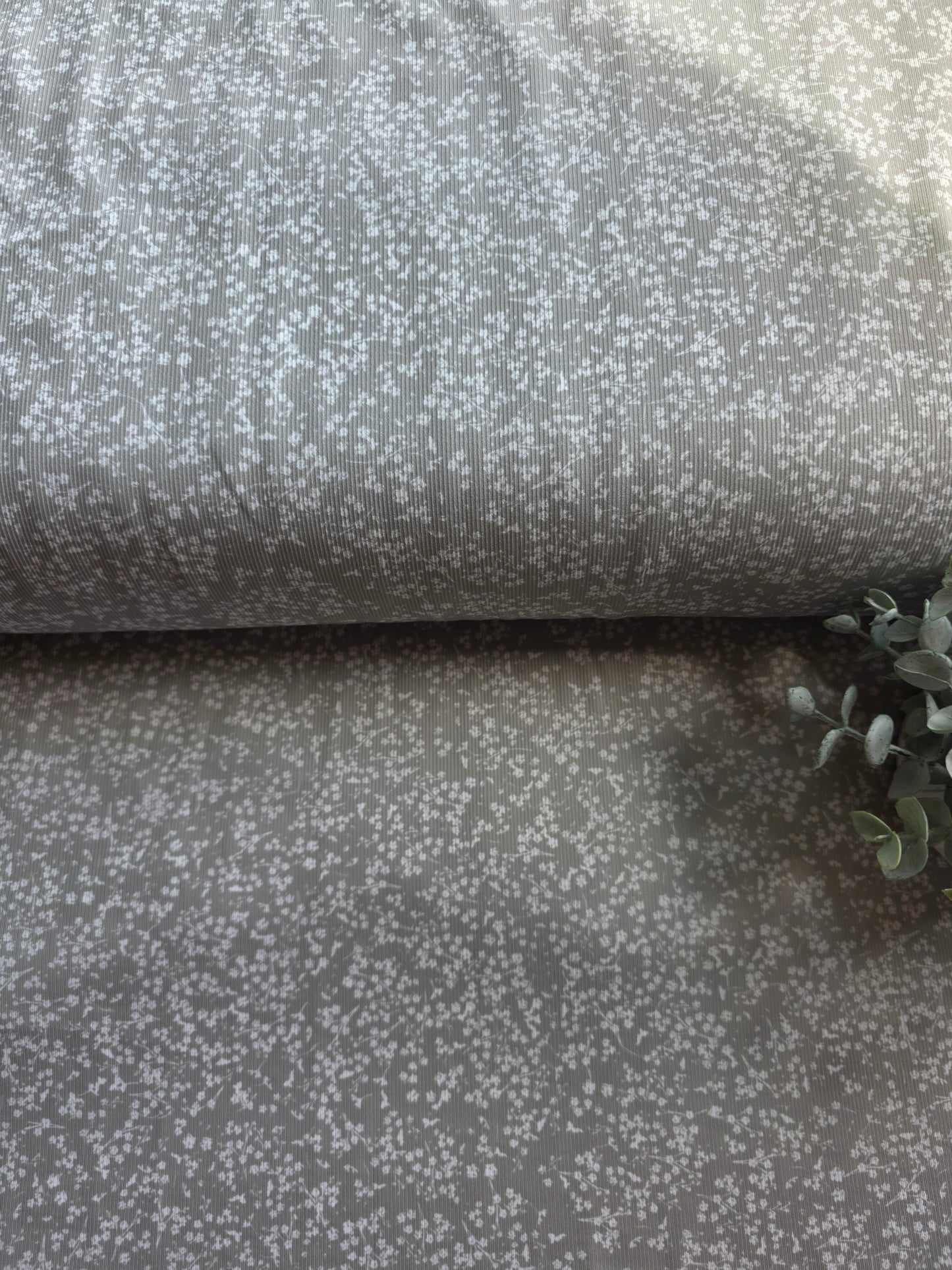 Sage Gracie Floral Mini Rib Knit