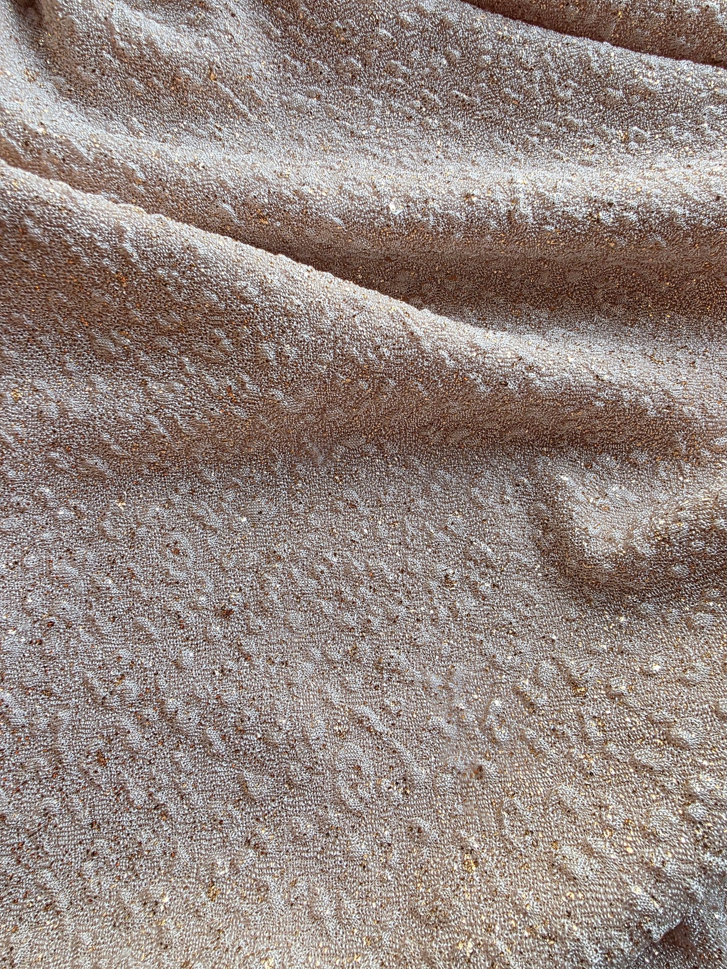 Champagne Fantastico Foil Knit