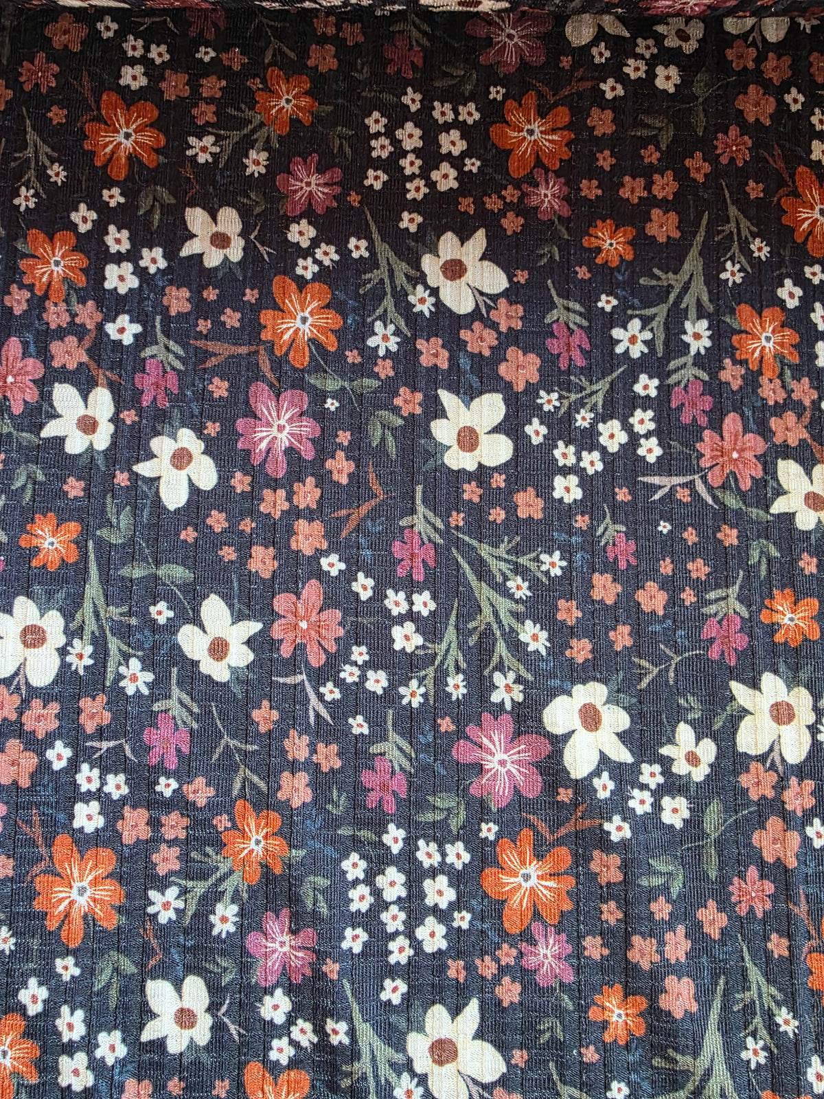 Christy Floral Summer Breeze Knit | Sold By The Half Yard