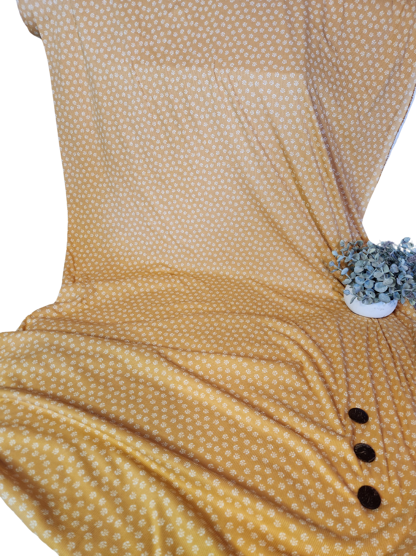 Ditsy Floral Rib Knit