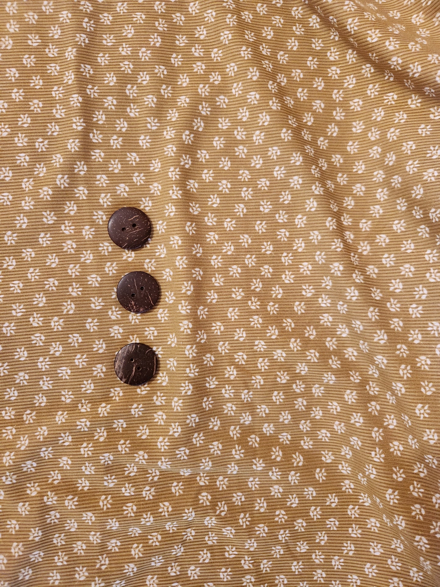 Ditsy Floral Rib Knit