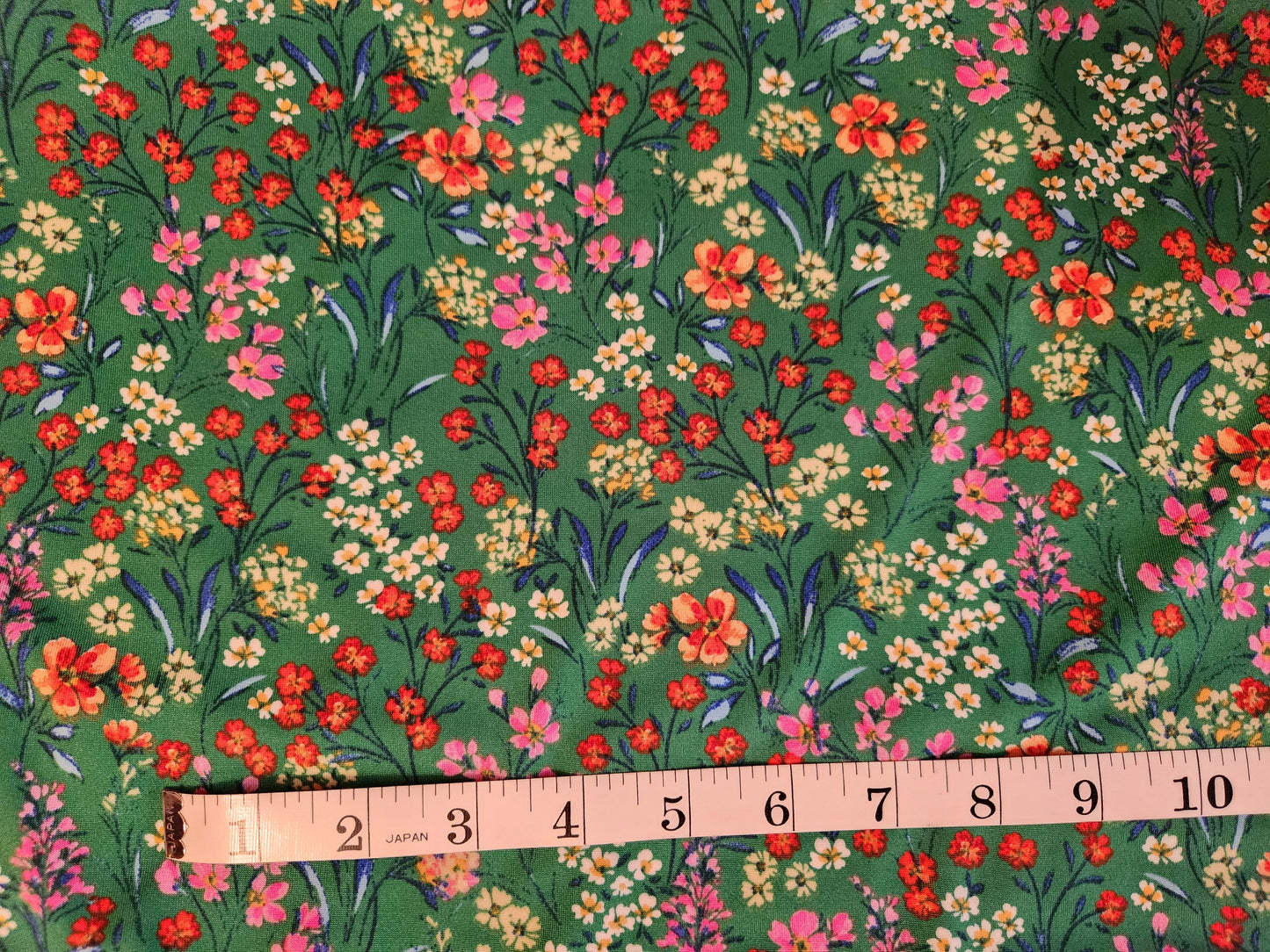 Kelly Green Floral DTY