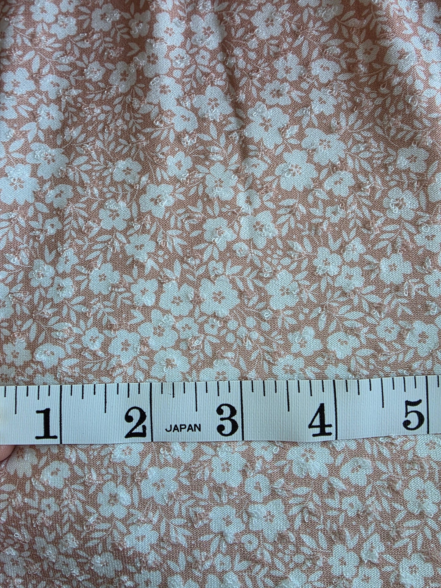 Almond Leesa Floral Swiss Dot Knit