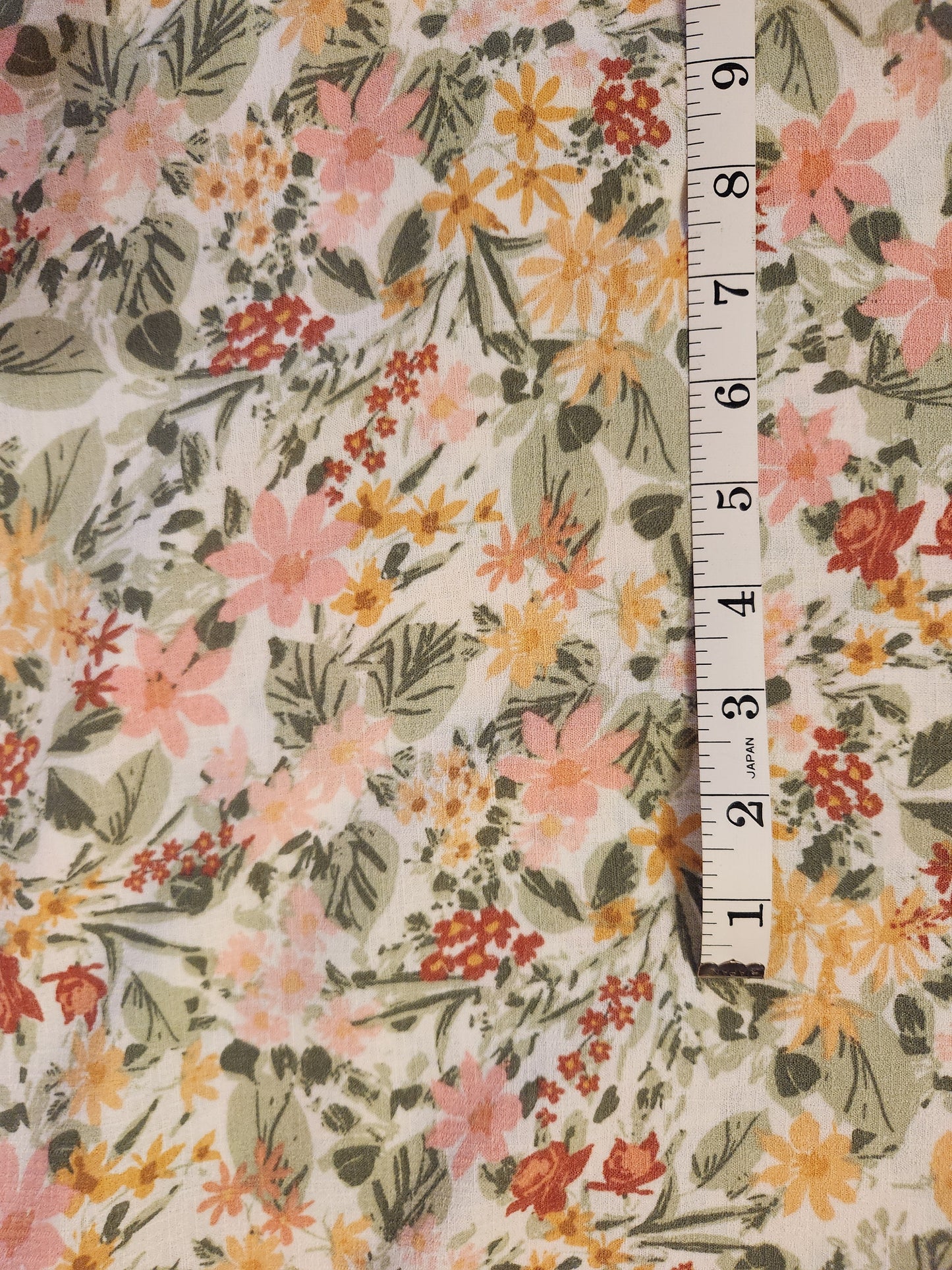 Summer Floral Floral CEY Linen | Sold By The Half Yard