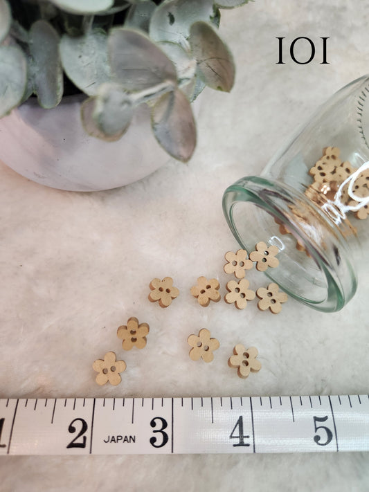 Decorative Wood Look Buttons