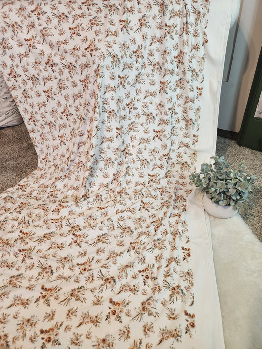 White Boho Bouquet Reign Rib Knit
