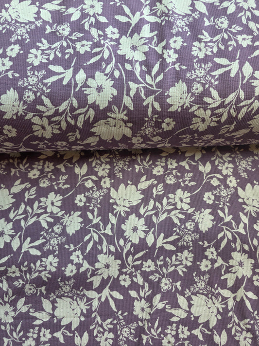 Orchid Purple Taylor Floral Pebble Stone Knit