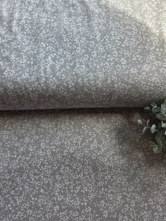 Sage Gracie Floral Mini Rib Knit