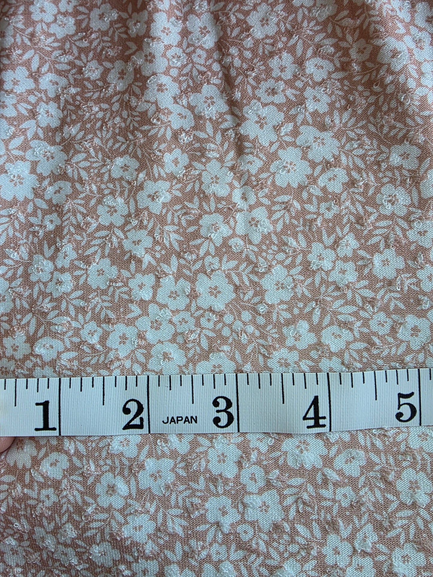 Almond Leesa Floral Swiss Dot Knit