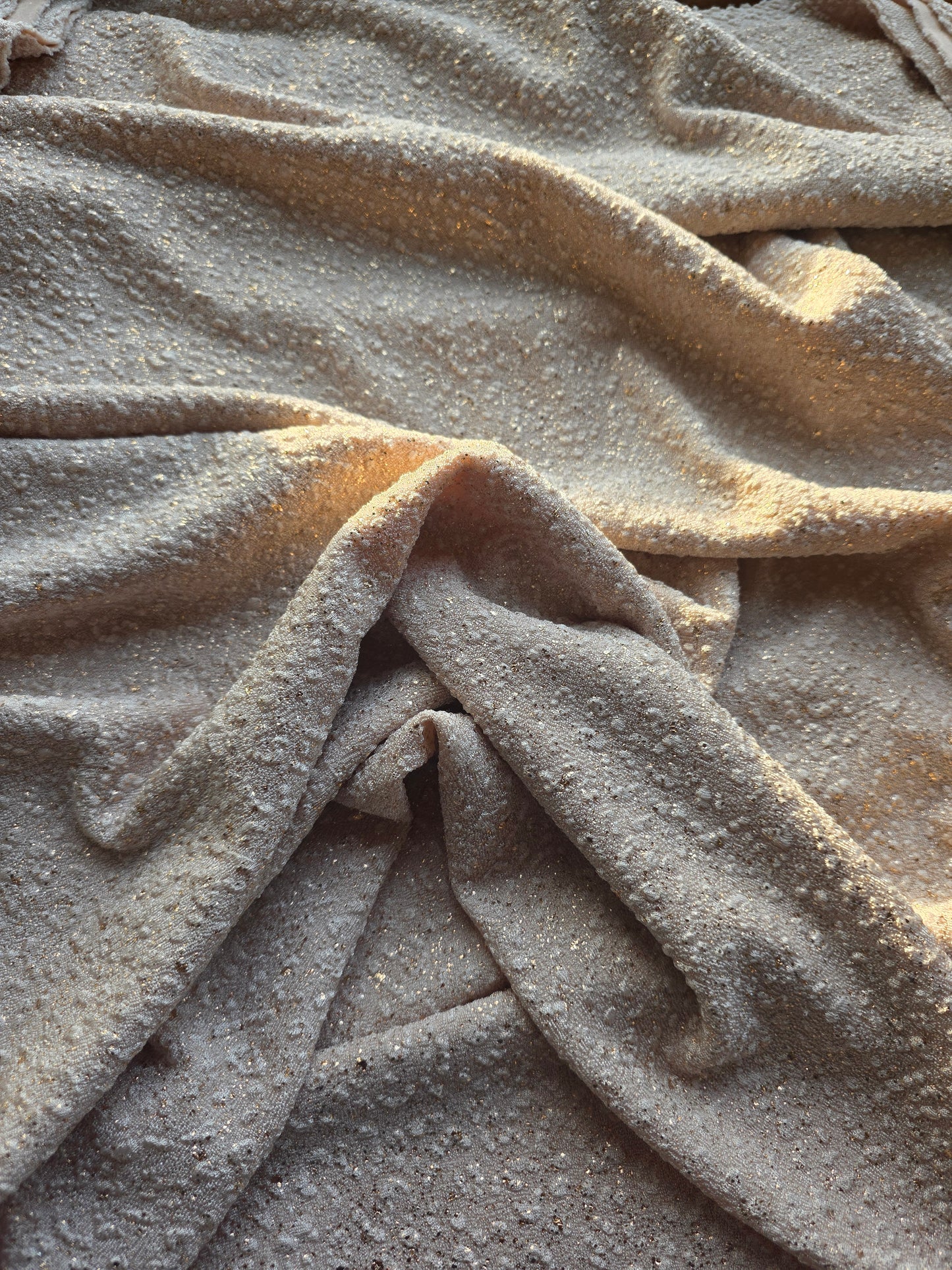 Champagne Fantastico Foil Knit