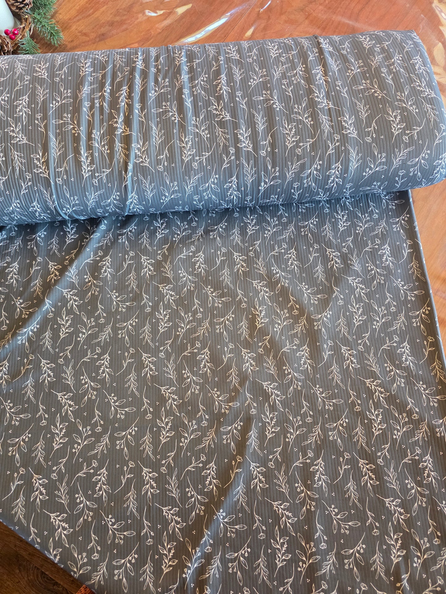 Olive Winter Wisp Reign Rib Knit