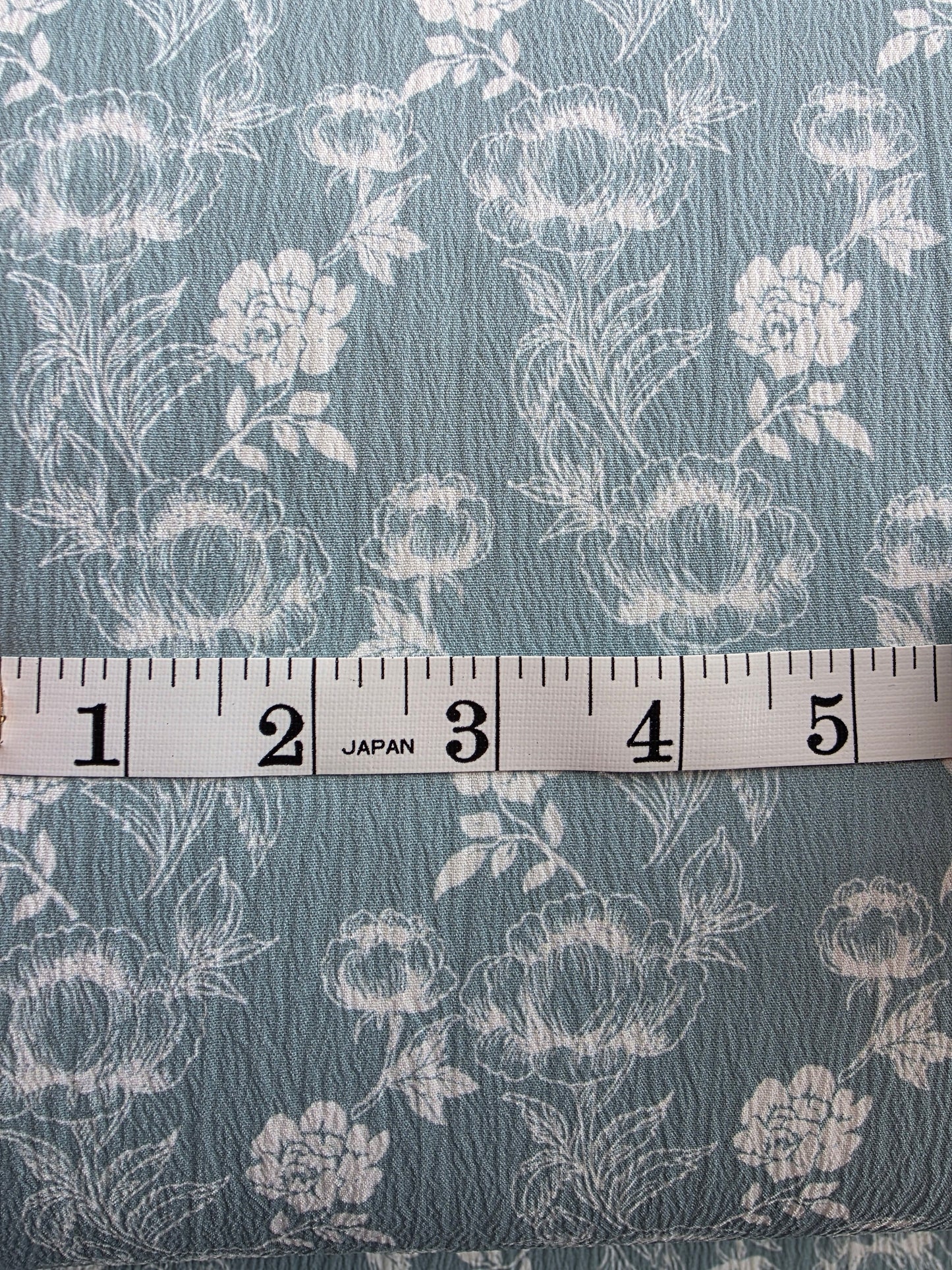 Sea Green Vintage Lace Floral Pineskin | Sold By The Half Yard