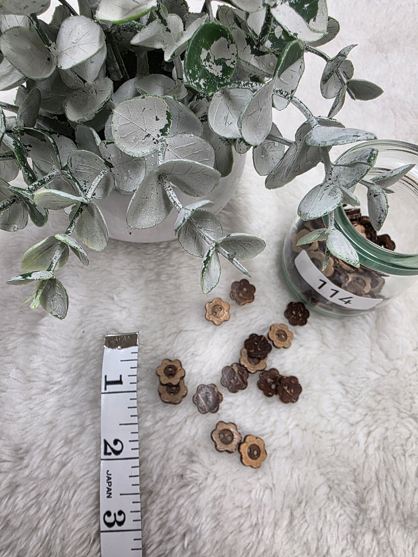 Decorative Wood Look Buttons