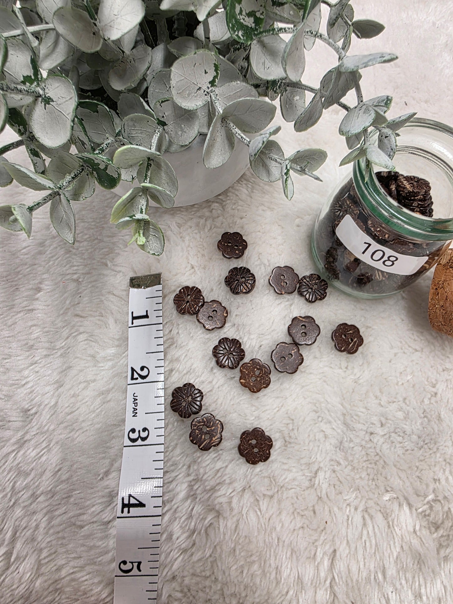 Decorative Wood Look Buttons