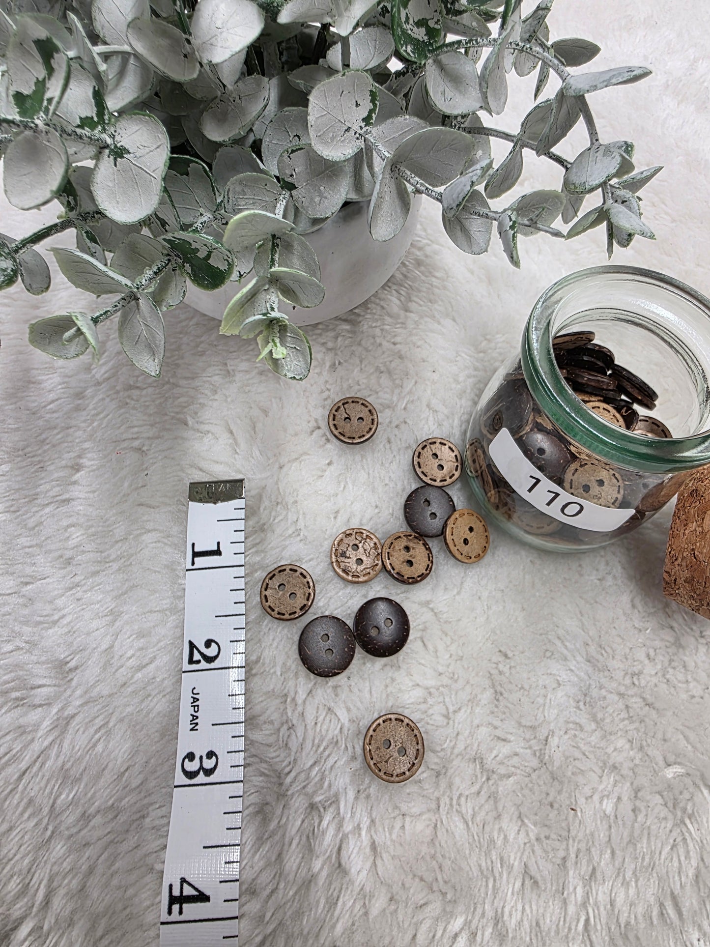 Decorative Wood Look Buttons