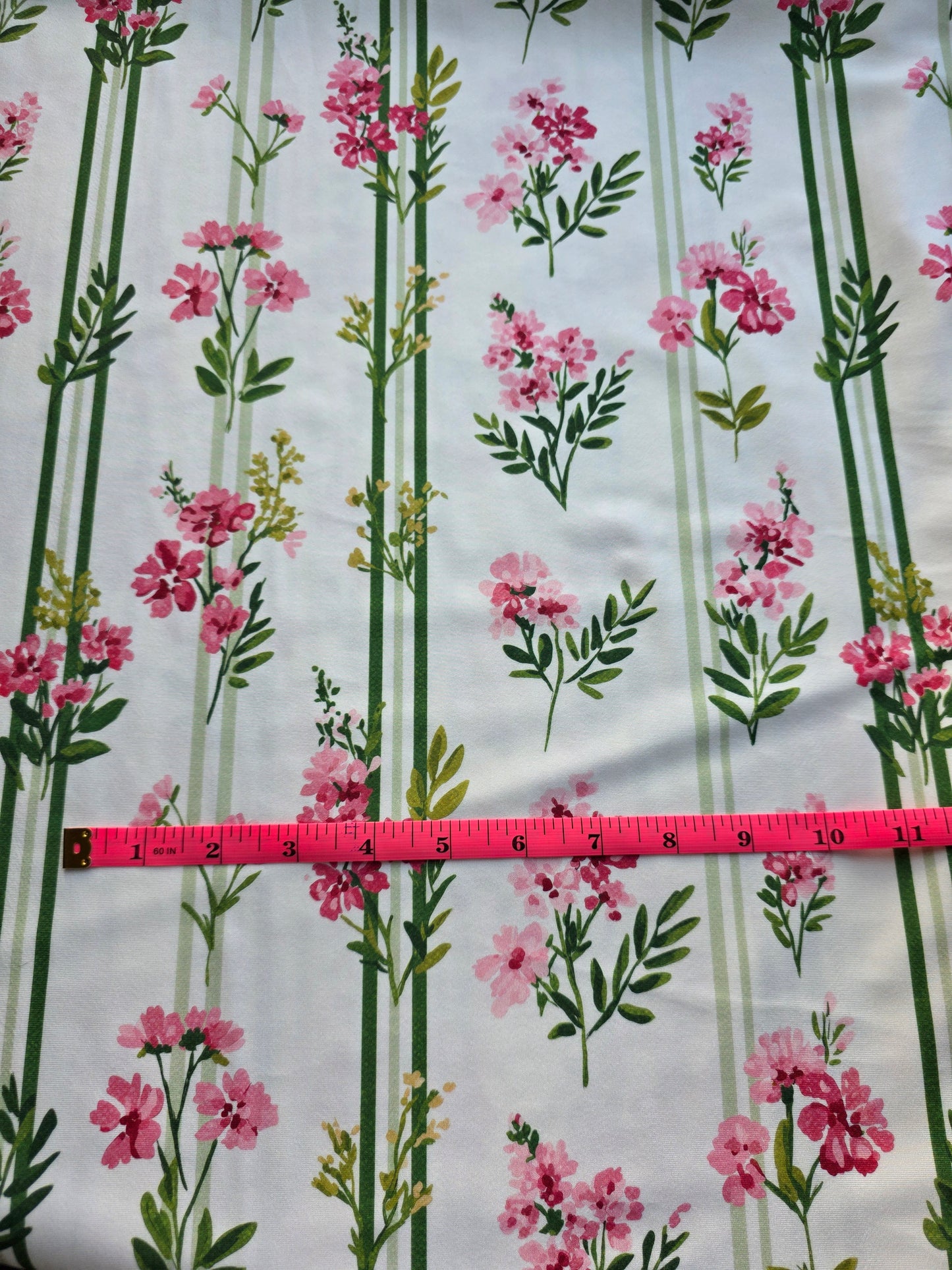 *Exclusive* Pink & Green Garden Floral Yoga/DTY Knit