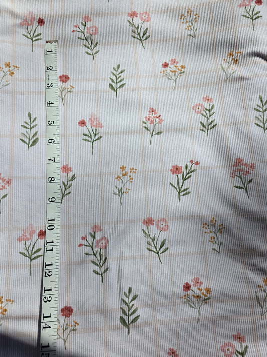 *Exclusive* Watercolor Floral Yummy Rib Knit