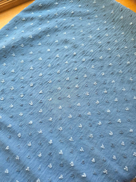 Navy Poly Swiss Heart