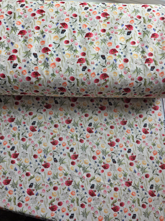 Vintage Garden Swiss Dot Knit