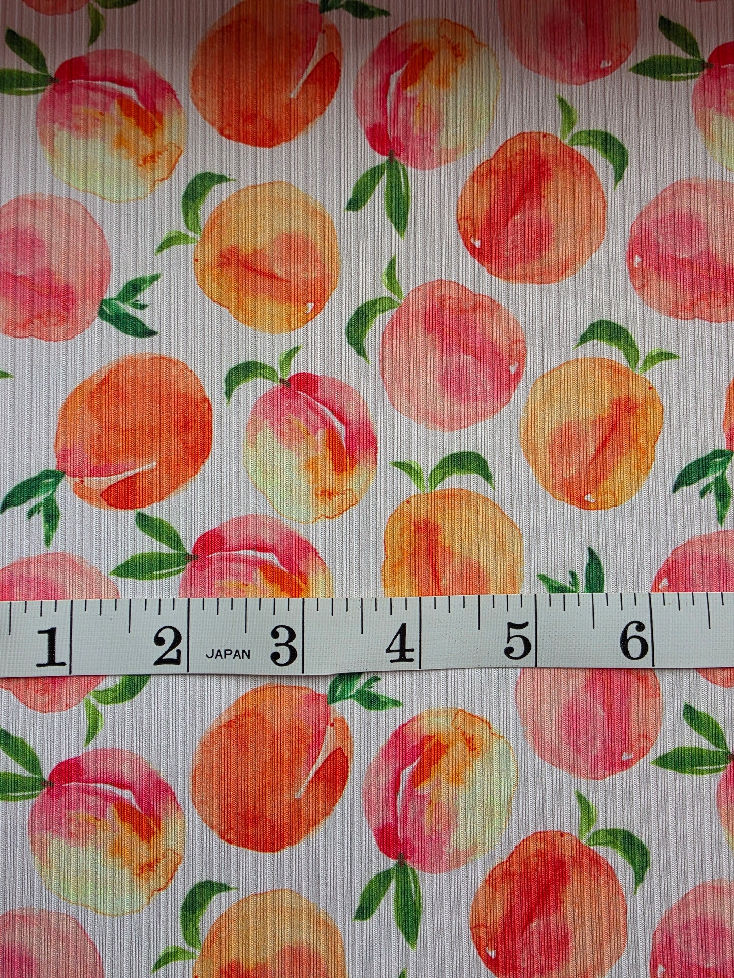 Sunkissed Peaches Reign Rib Knit | Sold By The Half Yard