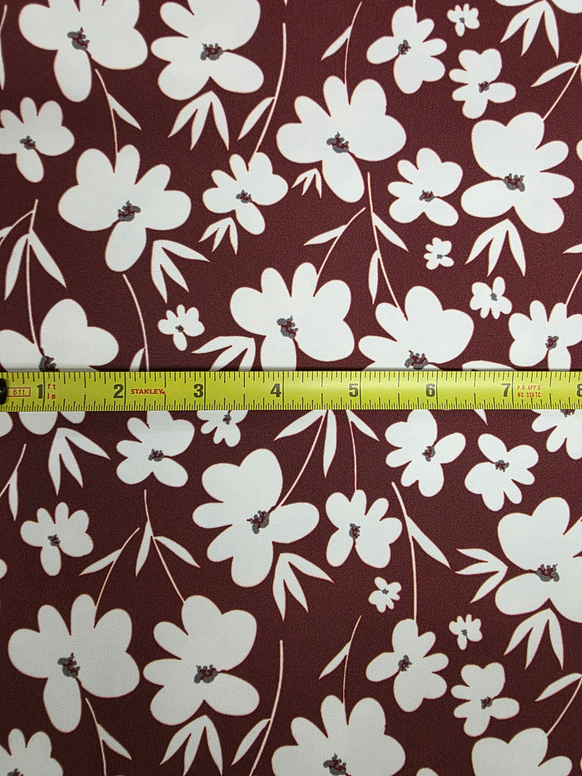 Hunter Green Floral Lou Lou Knit | Sold By The Half Yard