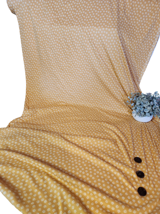 Ditsy Floral Rib Knit