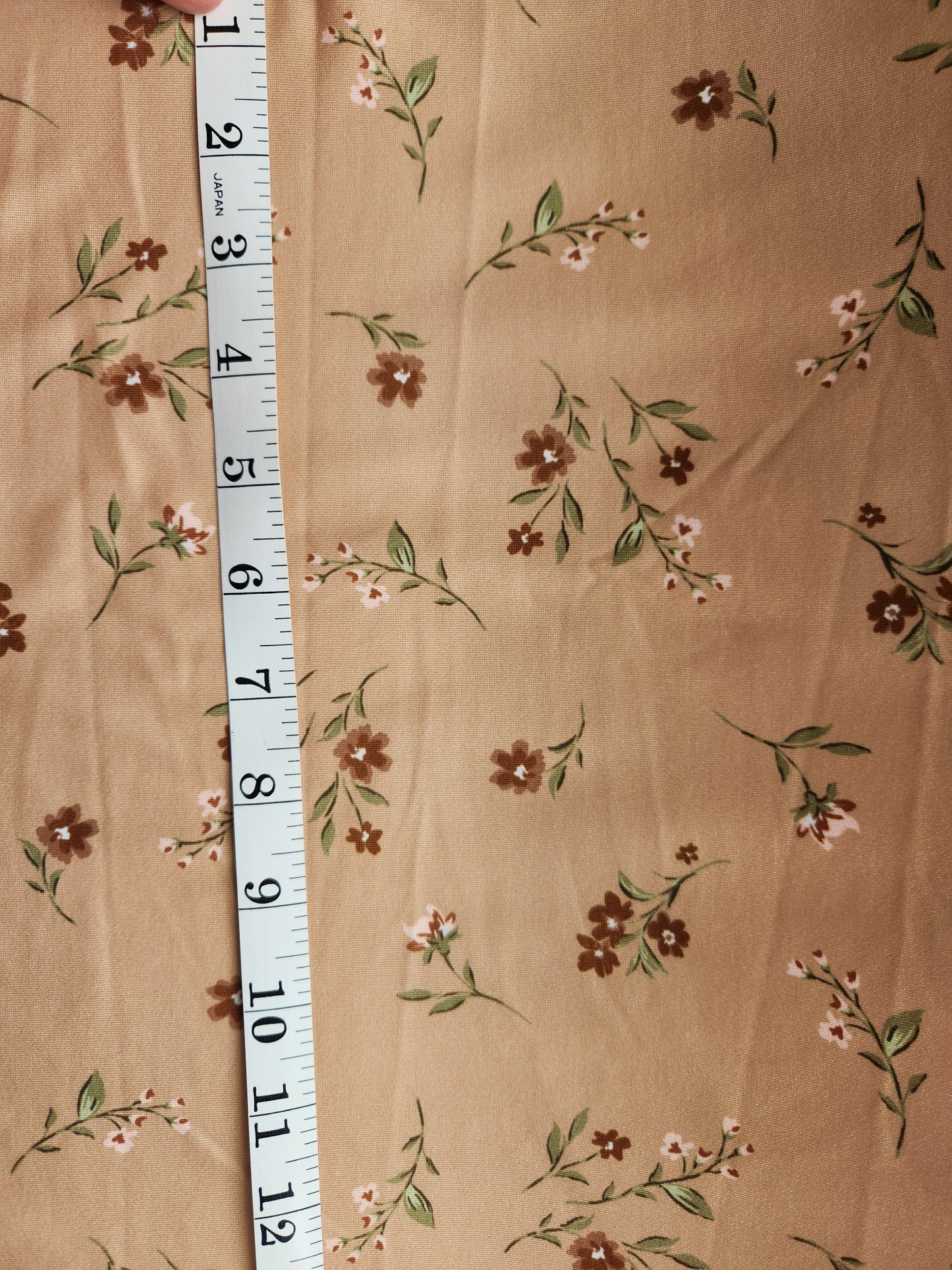 Apricot Vintage Floral DTY Knit