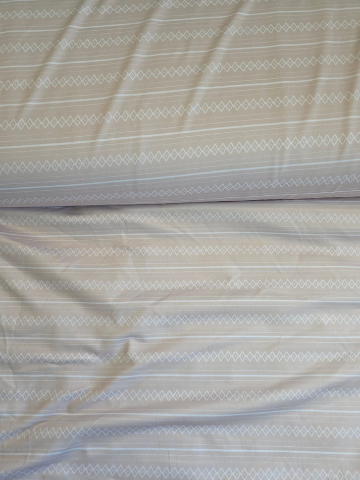 April Color Aztec Tan Tan Aztec Print Skye DTY | Sold By The Half Yard – The Fabric Collective