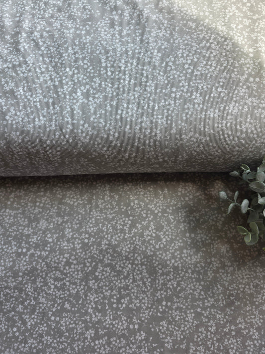 Sage Gracie Floral Mini Rib Knit