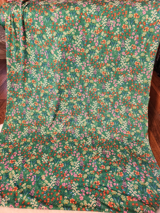 Kelly Green Floral DTY