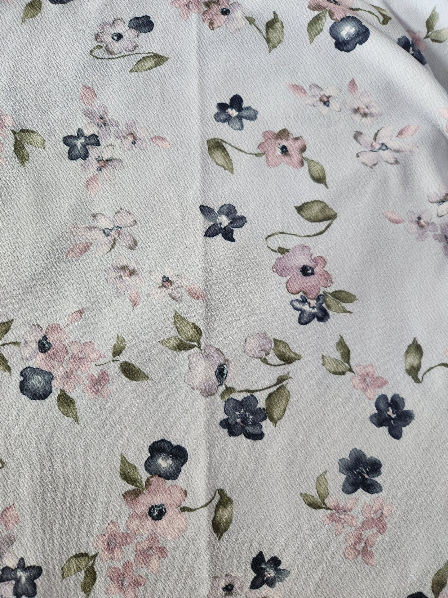 Periwinkle Floral Liverpool Knit