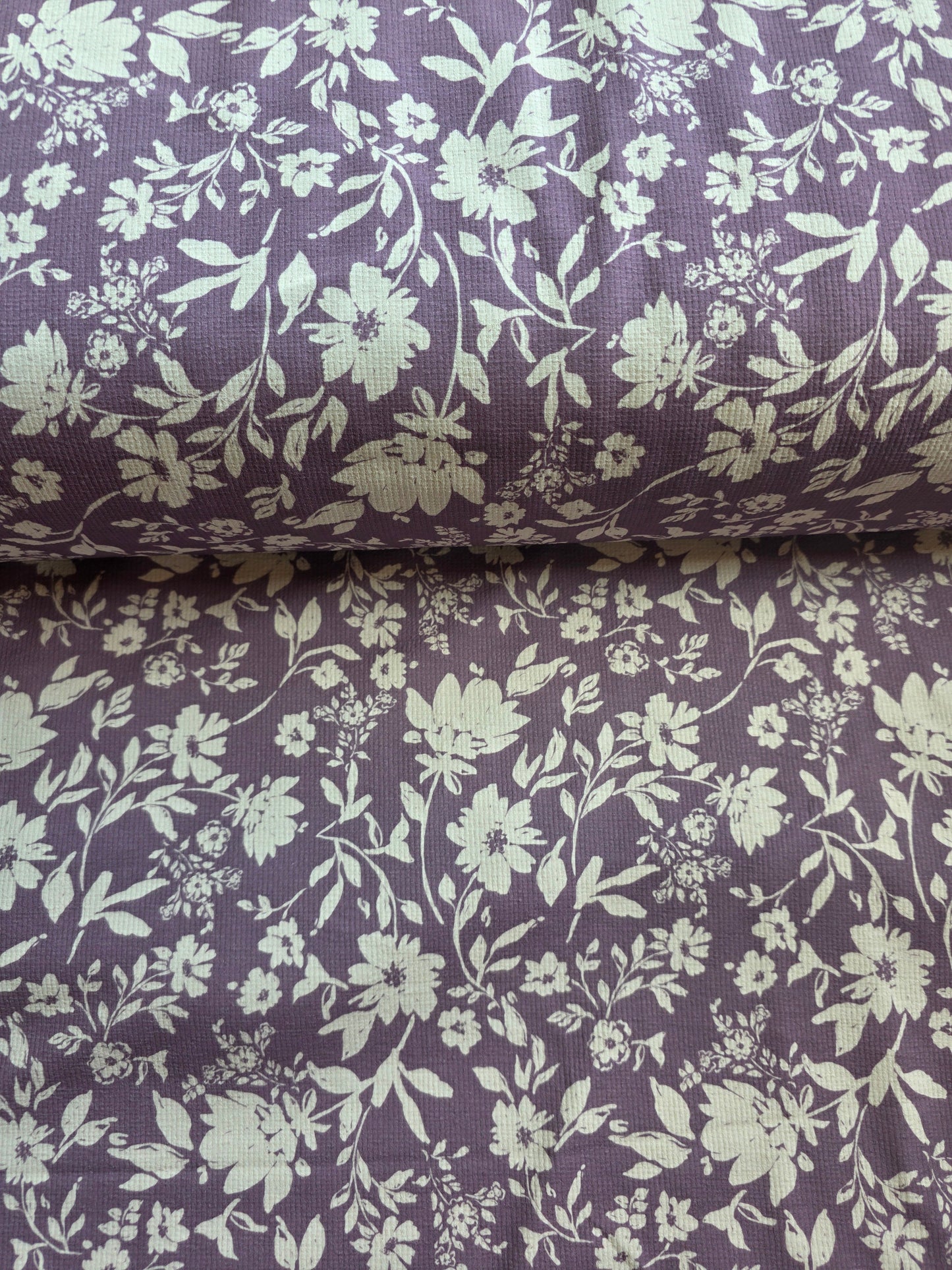 Orchid Purple Taylor Floral Pebble Stone Knit